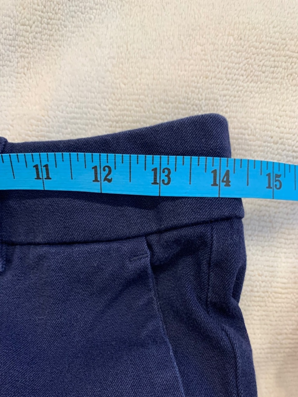 GAP Women’s Navy Blue Stretch Chino Pants Size 8 Classic Casual Office Cotton - Picture 6 of 9